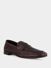 Prada Dark Brown Leather Loafers