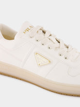 Prada Ivory Downtown Nappa Leather Sneakers