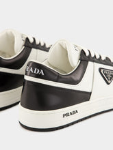 Prada White and Black Downtown Sneakers