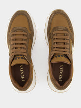 Prada Brown Suede Re-Nylon Sneakers