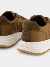 Prada Brown Suede Re-Nylon Sneakers