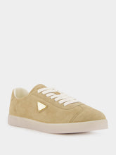 Prada Beige Leather Sneakers
