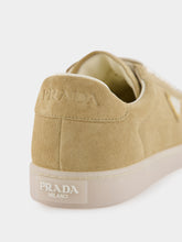 Prada Beige Leather Sneakers