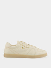 Prada Ivory Leather Low Sneakers