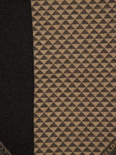 Prada Black Brown Symbole Wool Cashmere Scarf