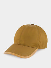 Prada Cork Beige Re-Nylon And Leather Baseball Cap