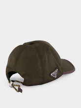 Prada Camouflage Green Speedrock Re-Nylon Baseball Cap
