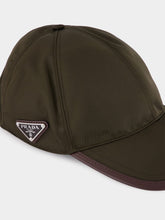Prada Camouflage Green Speedrock Re-Nylon Baseball Cap
