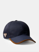 Prada Navy and Cocoa Re-Nylon Baseball Cap