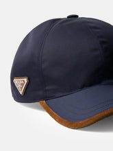 Prada Navy and Cocoa Re-Nylon Baseball Cap