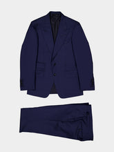 Tom Ford Shelton Sharkskin Suit in Navy