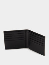 Prada Black Leather Wallet with Logo