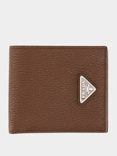 Prada Sienna Brown Calfskin Leather Wallet