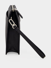 Prada Black Saffiano Leather Pouch