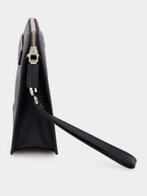 Prada Saffiano Leather Zipper Pouch