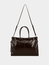 Prada Dark Brown Bonnie Leather Tote Bag
