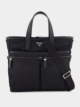 Prada Re-Nylon and Saffiano Leather Tote Bag