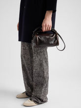 Prada Dark Brown Nappa Leather Shoulder Bag