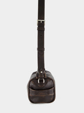 Prada Dark Brown Nappa Leather Shoulder Bag