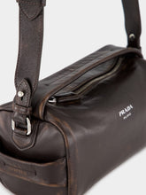 Prada Dark Brown Nappa Leather Shoulder Bag