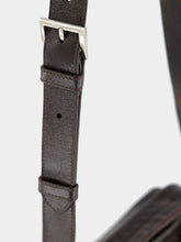 Prada Dark Brown Nappa Leather Shoulder Bag