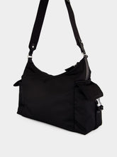Prada Black Re-Nylon and Leather Explore Bag