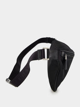 Prada Black Re-Nylon and Saffiano Leather Belt Bag