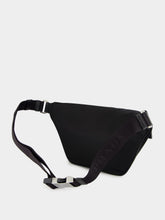 Prada Black Re-Nylon and Saffiano Leather Belt Bag