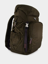 Prada Camouflage Green Speedrock Re-Nylon and Leather Backpack