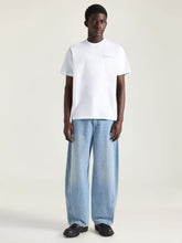 Givenchy White Cotton T-Shirt with Grosgrain Logo