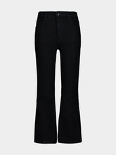 Frame Black Reboot Crop Bootcut Jeans