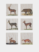 Linoroom Set of 6 Wild Animal Napkins