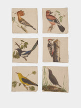 Linoroom Woodland Birds Linen Napkins Set of 6