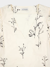 Altuzarra Ivory Botanical Corrie Maxi Dress