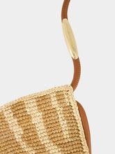 Zimmermann Tan Zebra Goldentime Raffia Tote
