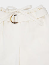 Zimmermann Ivory Illuminate Cotton Bermuda Shorts