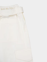 Zimmermann Ivory Illuminate Cotton Bermuda Shorts