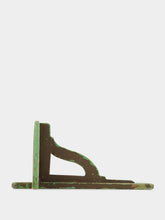 All Origine Rustic Wooden Shelf in Green and Brown