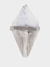 All Origine White Rustic Wooden Wall Shelf