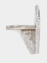 All Origine White Rustic Wooden Wall Shelf