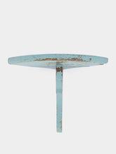 All Origine Blue Rustic Wooden Wall Shelf