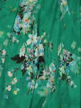 Zimmermann Green Floral Cotton Wrap Midi Dress