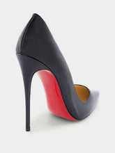 Christian Louboutin So Kate 120mm Black Leather Pumps