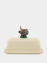 Quail Ceramics Turkey Ceramic Butter Dish