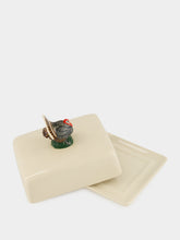 Quail Ceramics Turkey Ceramic Butter Dish