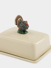 Quail Ceramics Turkey Ceramic Butter Dish