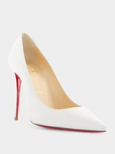 Christian Louboutin Kate 100mm White Nappa Leather Pumps