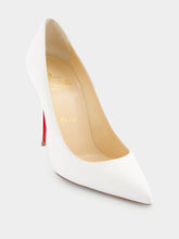 Christian Louboutin Kate 100mm White Nappa Leather Pumps
