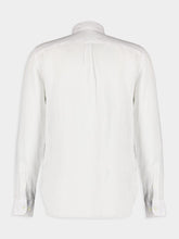 120% Lino Regular Fit White Linen Shirt