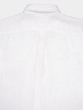 120% Lino Regular Fit White Linen Shirt